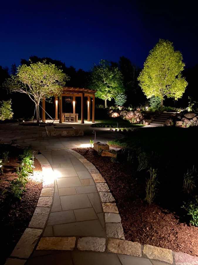 Outdoor Lighting Project near Irving